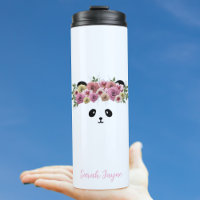 Pretty Panda Personalised Thermal Tumbler