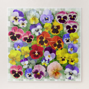 Pretty Pansies Jigsaw Puzzle