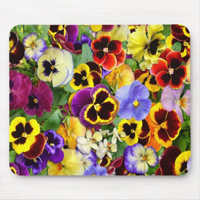 Pretty Pansies ~ Mousepad (Front)
