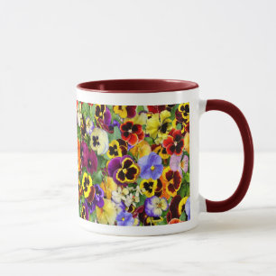 Pretty Pansies Mug