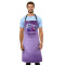 Pretty Pansies Personalised Purple Apron Floral