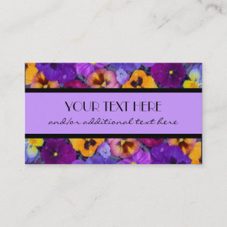 Pretty Pansy Business Card