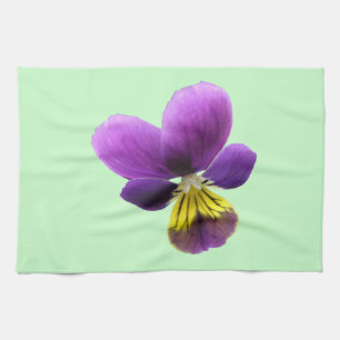 Pretty Pansy Kitchen Towel
