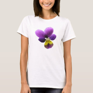 Pretty Pansy Ladies T Shirt