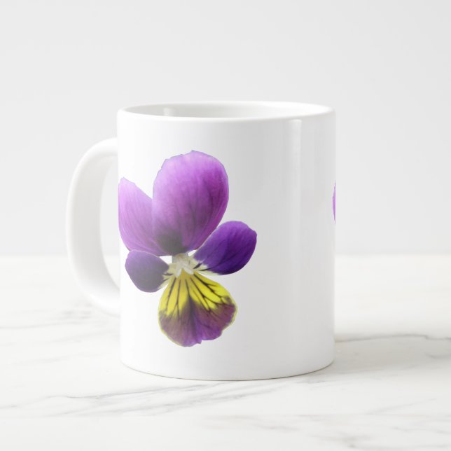 Pretty Pansy Mug (Front Left)