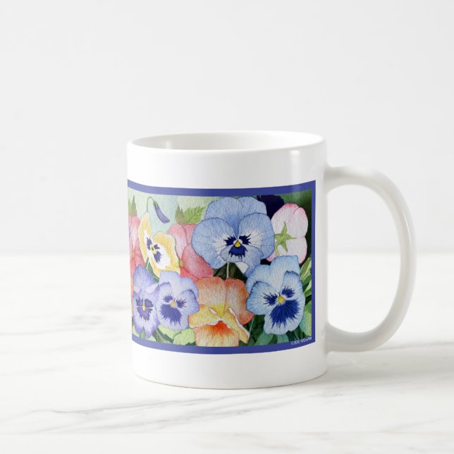 Pretty Pansy Mug (Right)