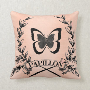 Pretty Paris French Papillon Pillow