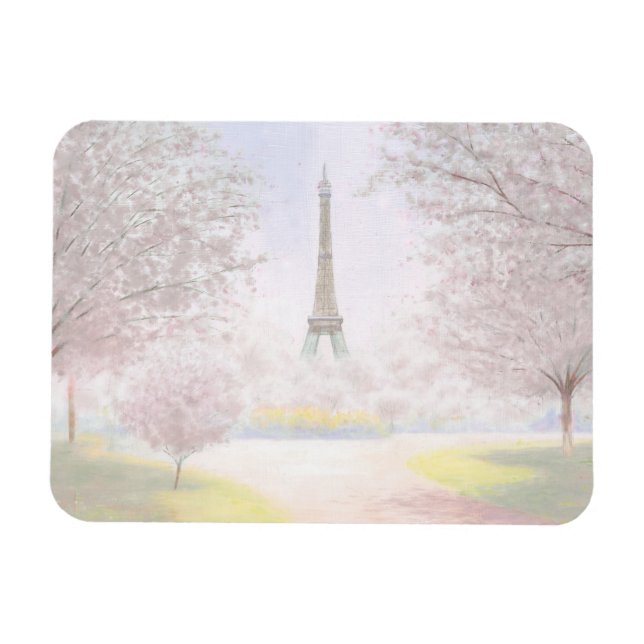 Pretty Paris In Pastels Magnet (Horizontal)