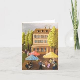 pretty parisienne note card