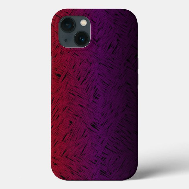 Pretty Parquet Weave High Res Case-Mate iPhone Case (Back)