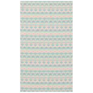 Pretty Pastel Aztec Tribal Influenced Pattern Tablecloth