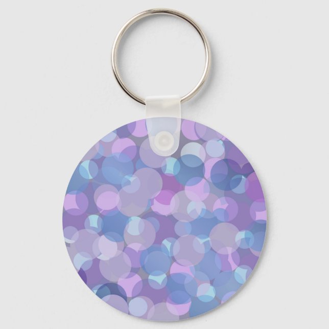 Pretty Pastel Balls Key Ring (Front)