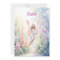 Pretty Pastel Butterfly Fairy in Flower Garden