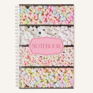 Pretty Pastel Candies Cute Notebook