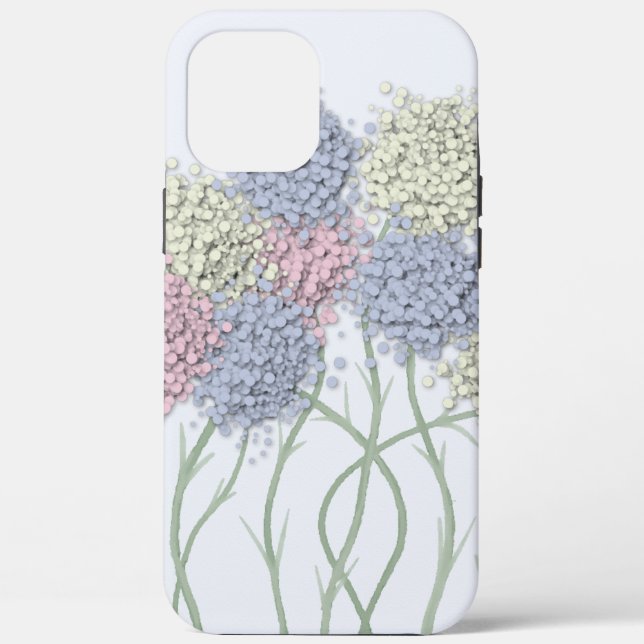 Pretty Pastel Coloured Flowers Case-Mate iPhone Case (Back)