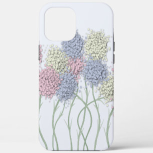 Pretty Pastel Coloured Flowers iPhone 12 Pro Max Case