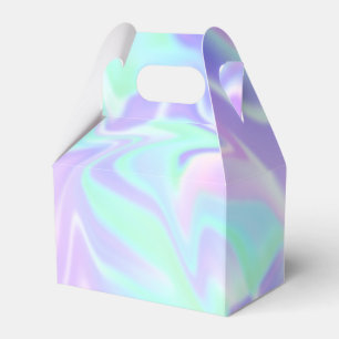 Pretty Pastel Design Wedding Favour Box