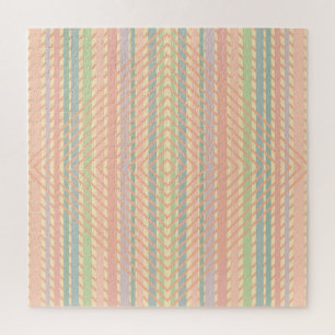 Pretty Pastel Diamond Pattern  Jigsaw Puzzle