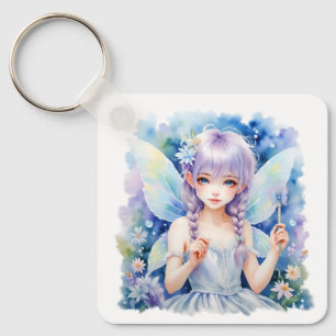 Pretty Pastel Fairy Key Ring