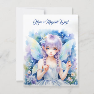 Pretty Pastel Fairy Postcard