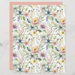 Pretty pastel floral pattern
