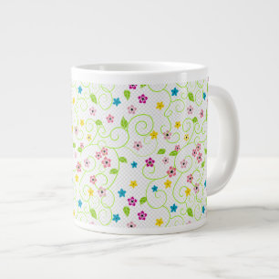 Pretty Pastel Flowers Speciality Mug