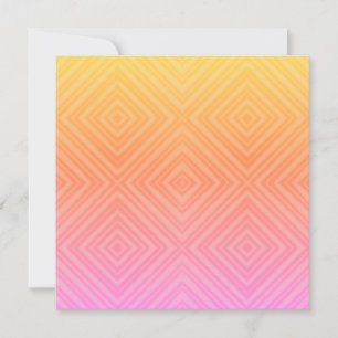 Pretty Pastel Hypnotic Diamond Modern Pop Art Card