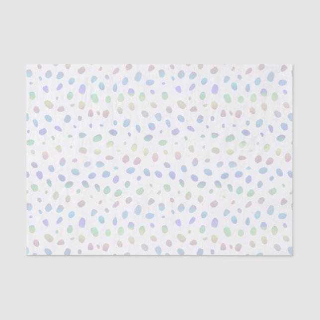 Pretty Pastel Spots Tissue Paper (Front)