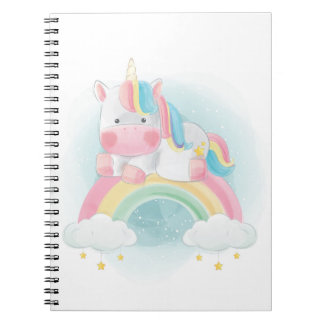 Pretty Pastel Unicorn Notebook
