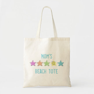 Pretty Pastels Custom Starfish Beach Tote Bag