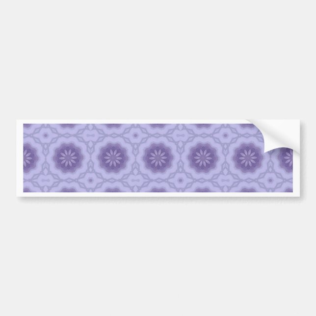Pretty Pattern in Lavender #2 Bumper Sticker (Front)