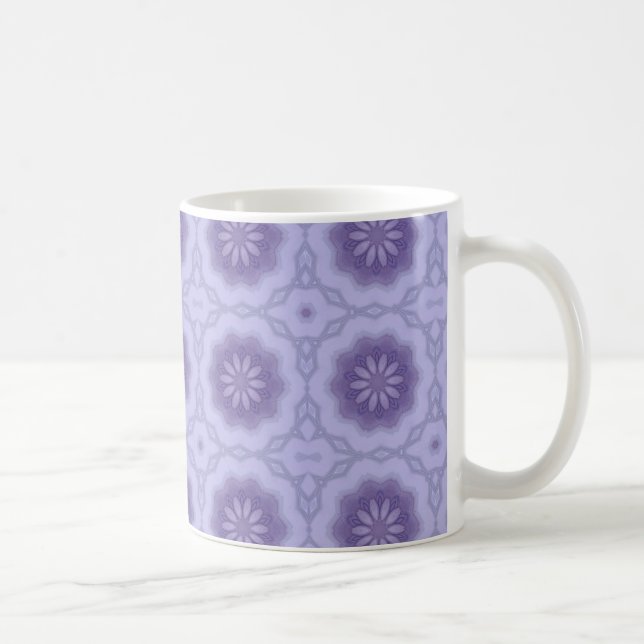 Pretty Pattern in Lavender #2 Coffee Mug (Right)