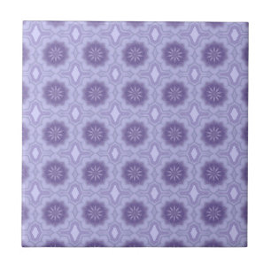 Pretty Pattern in Lavender Ceramic Tile