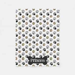 Pretty Paws Personalise Fleece Blanket