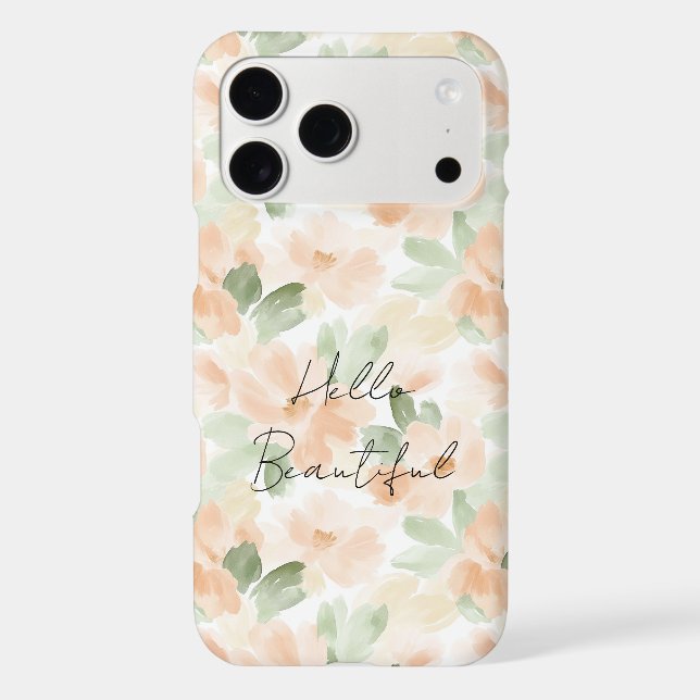 Pretty Peach Flowers (Back)