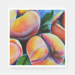 Pretty Peaches Napkin