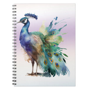 Pretty Peacock Notebook