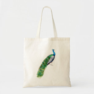 Pretty Peacock Tote Bag