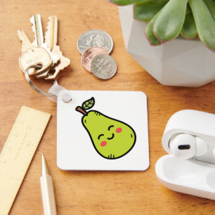 Pretty Pear Key Ring