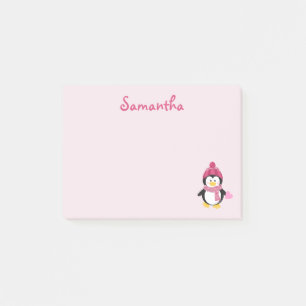 Pretty Penguin Heart  Post-it Notes