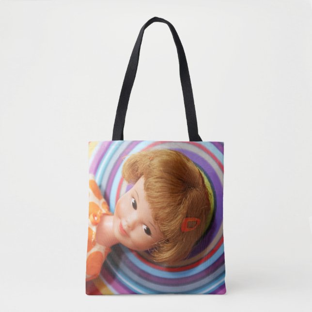 Pretty Penny Brite with circles Tote Bag (Front)
