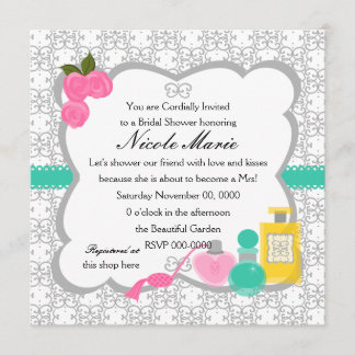 Pretty Perfume Invitation