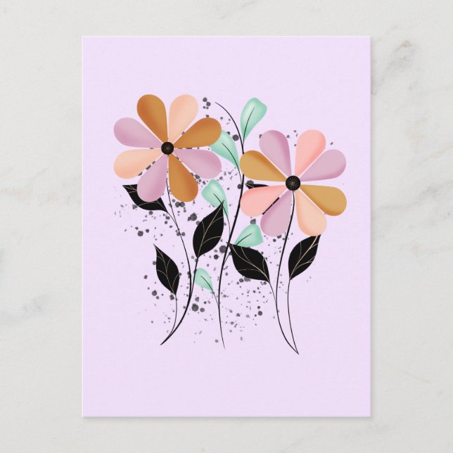 Pretty Petals Postcard (Front)