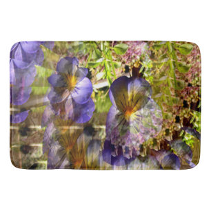 Pretty Petunias...... Bath Mat