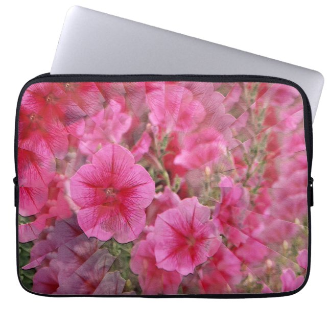 Pretty Petunias...... Laptop Sleeve (Front)