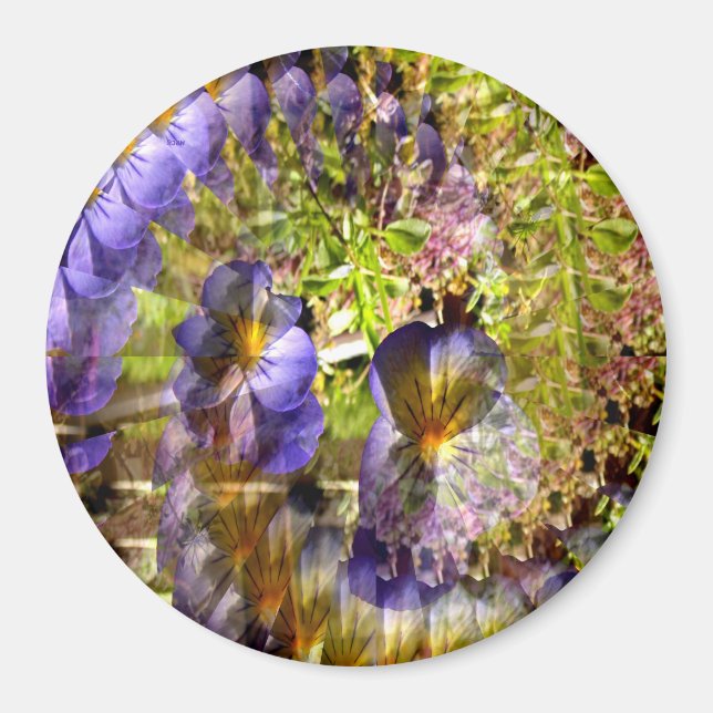 Pretty Petunias...... Magnet (Front)