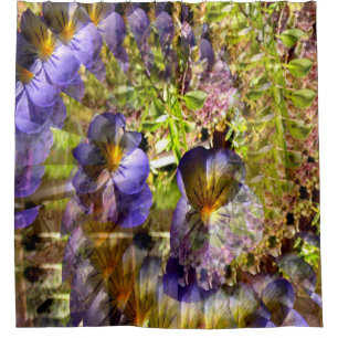 Pretty Petunias...... Shower Curtain