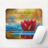 Pretty Photo of a Lotus Flower in a Pond