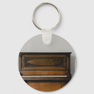 Pretty Piano Artwork Key Ring