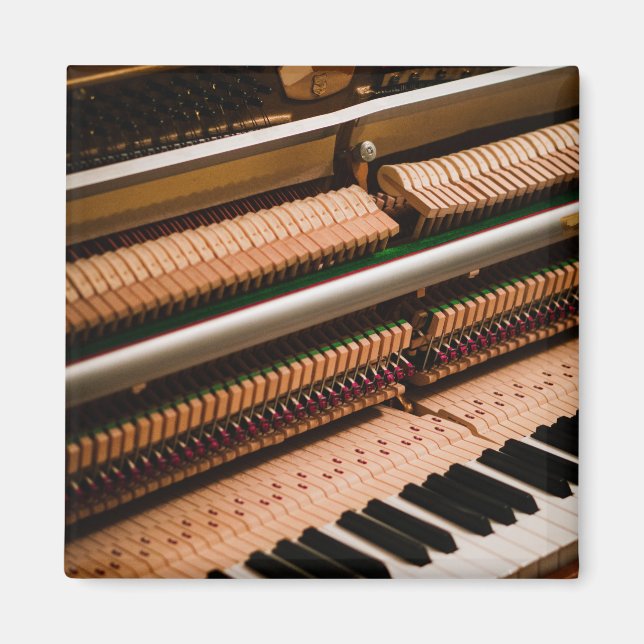 Pretty Piano Artwork Magnet (Front)